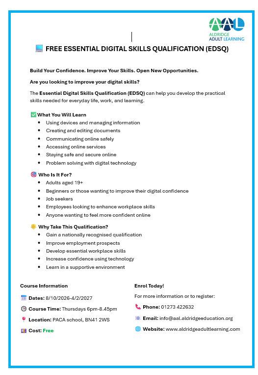 Flyer Digital Skills